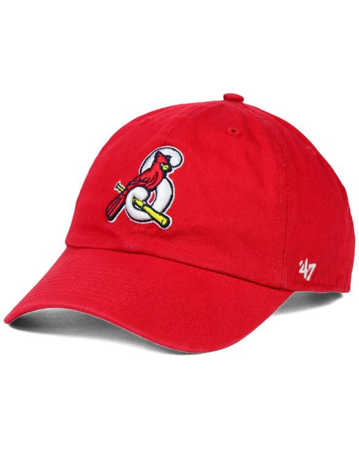 47 Brand Red Springfield Cardinals Clean Up Cap for men