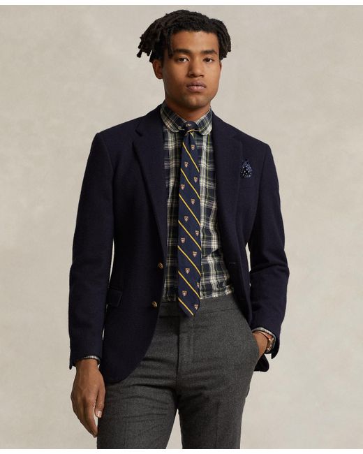 Polo Ralph Lauren Blue Classic-fit Plaid Oxford Shirt for men