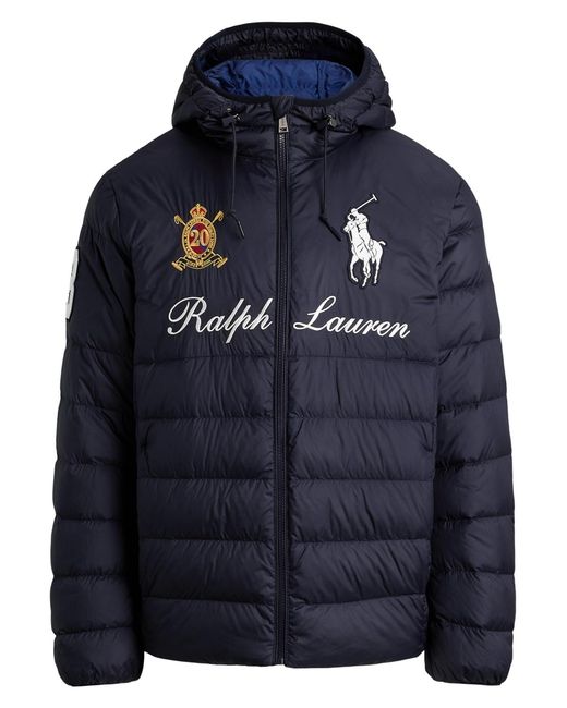 Polo Ralph Lauren Blue Colden Big Pony 20th Anniversary Embroidered Jacket for men
