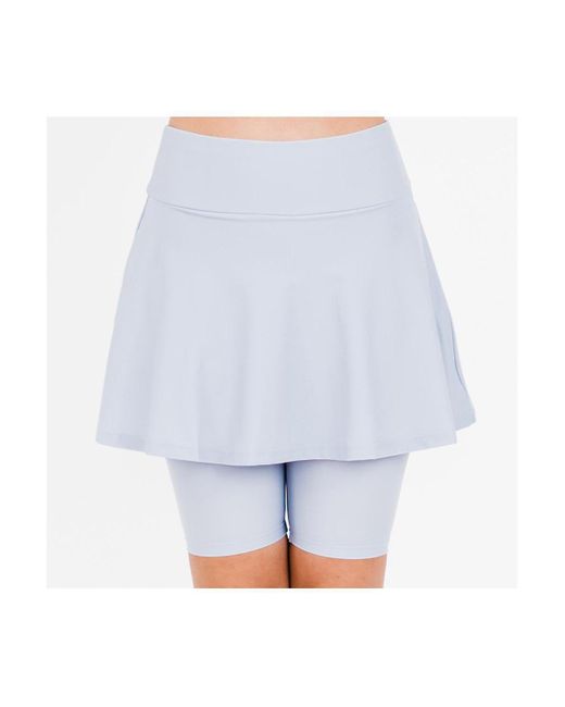 The Zoey - Navy Long Swim Skort