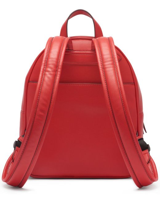dkny red backpack