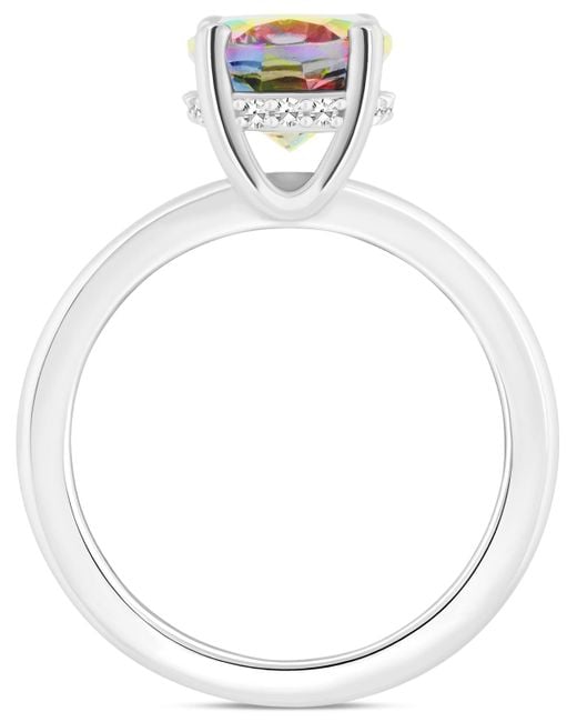 Macy's White Oval Solitaire Ring (3-5/8 Ct. T.w.