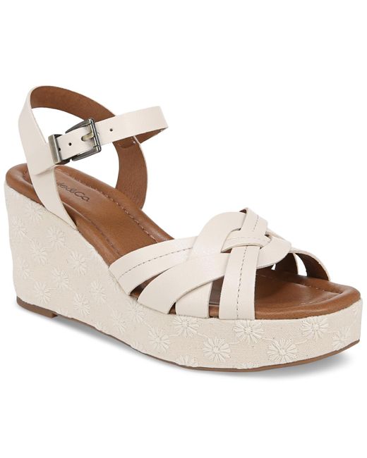 Style & Co. Metallic Cerres Ankle-strap Espadrille Wedge Sandals