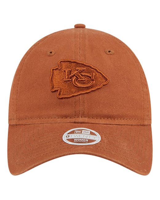 KTZ Brown Kansas City Chiefs Color Pack 9twenty Adjustable Hat