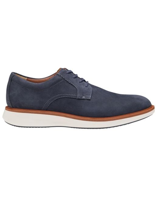 Johnston & Murphy Blue Parker Round Toe Sneakers for men