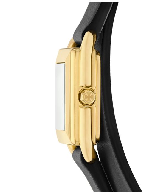 Tory Burch Metallic The Kira Square Small Three Hand Leather