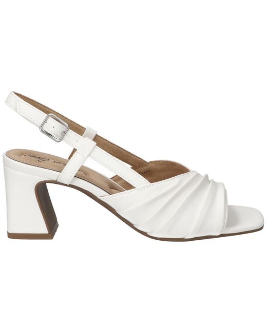 Easy Street Metallic Lucie Square Toe Sandals