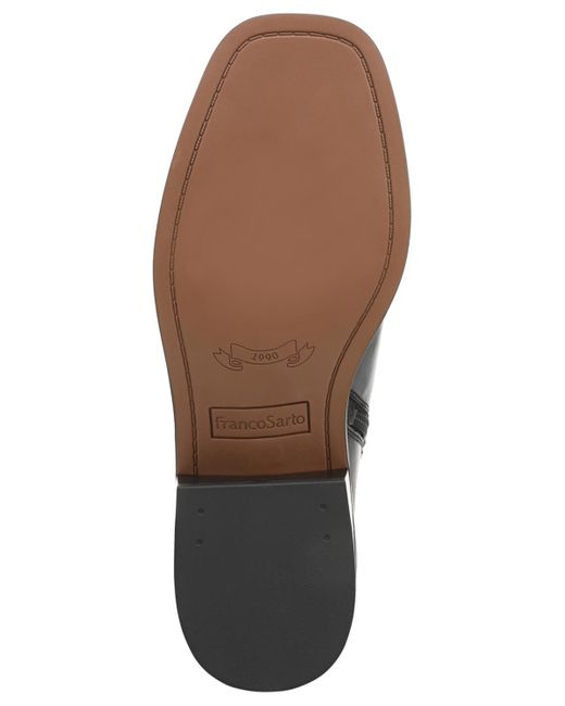 Franco Sarto Black Gisella Round Toe Zip Tall Boots