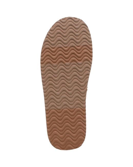 Dr. Scholls Brown Chill Time Round Toe Platform Mules