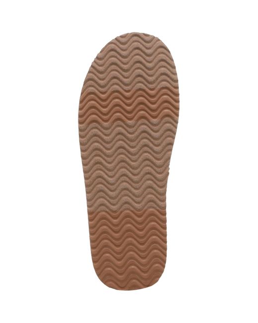 Dr. Scholls Brown Chill Time Round Toe Platform Mules