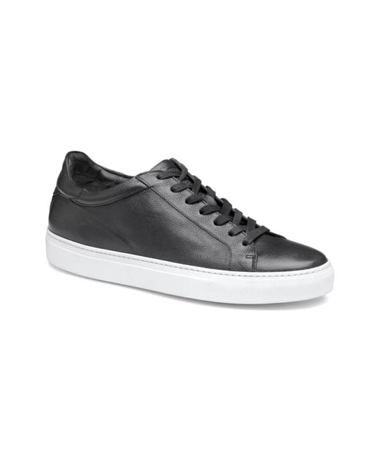 Johnston & Murphy Black Jake Lace To Toe Sneaker for men