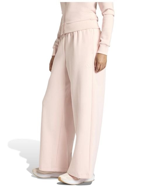 Adidas Pink Future Lounge Drawstring Pants