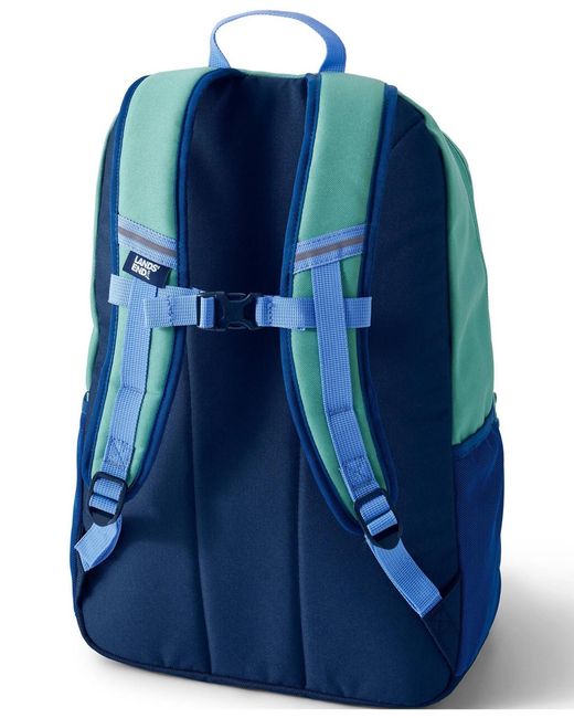 Lands' End Blue Kids Classmate Large Backpack