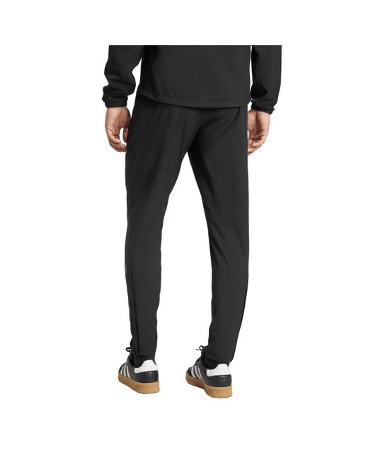 Adidas Black Juventus 2025/26 Tiro Vis Tech Aeroready Travel Pants for men