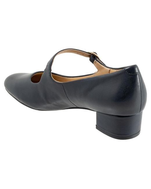 Trotters Blue Desna Pump