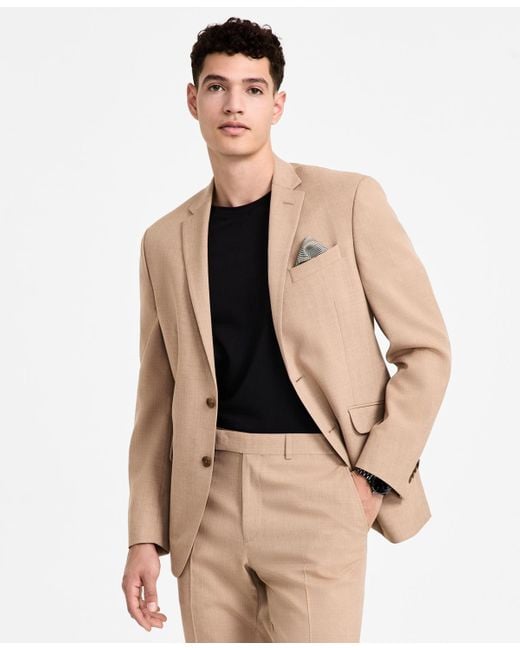 Kenneth Cole Natural Slim-fit Suit for men