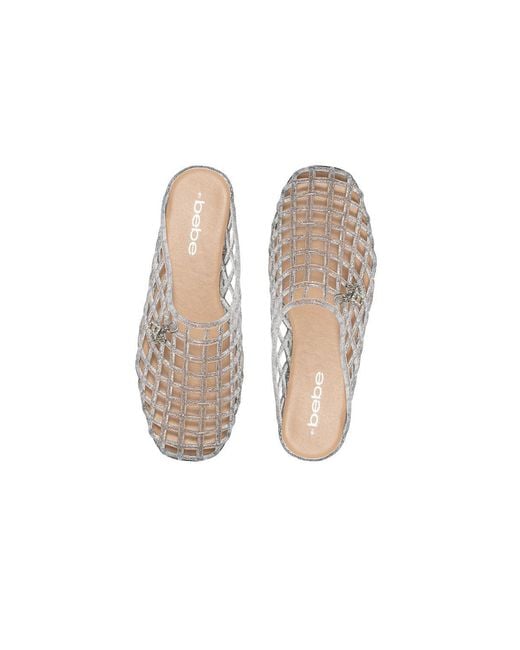 Bebe White S Jelly Sandals