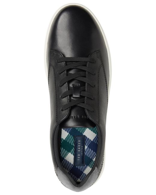 Ted Baker Black Raynes Lace Up Sneaker for men