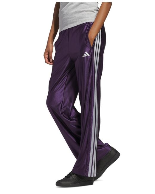 Adidas Purple Shine Full Length Sportswear Pants