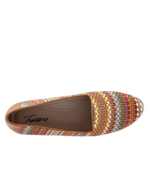 Trotters Brown Liz Flat