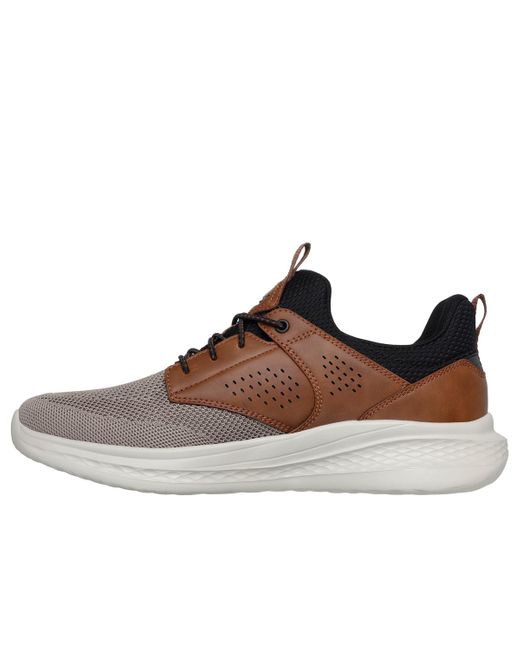 Skechers Brown Relaxed Fit: Slade for men
