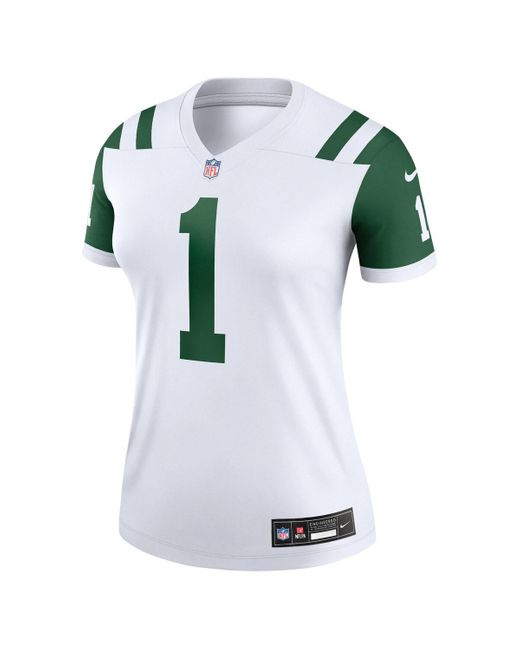 Nike White Ahmad Sauce Gardner Classic Alternate New York Jets Alternate Legend Player Performance Top