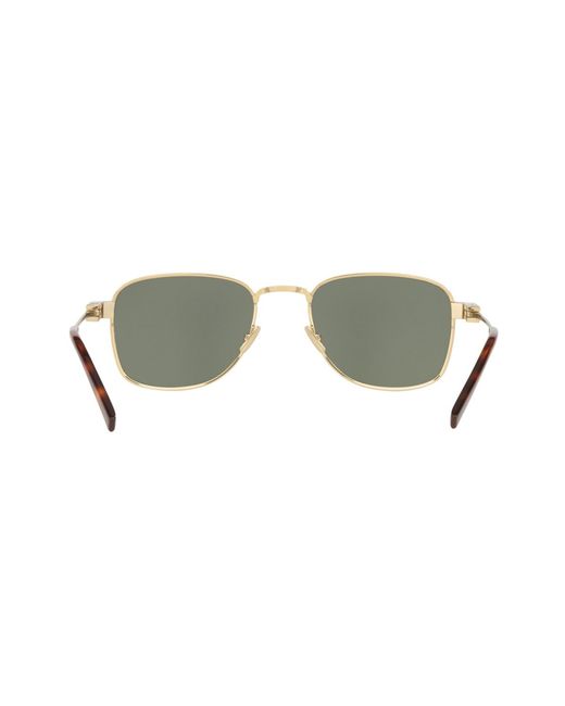 Saint Laurent Metallic Large Sunglasses for men