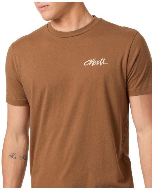 O'neill Sportswear Green Home Grown T-shirt for men