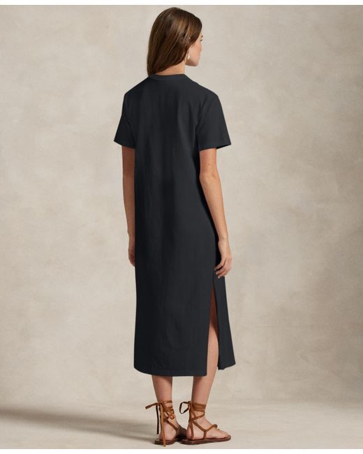 polo ralph lauren women's cotton jersey tee dress Ralph Lauren Women T-Shirt Dress With Twist Detail