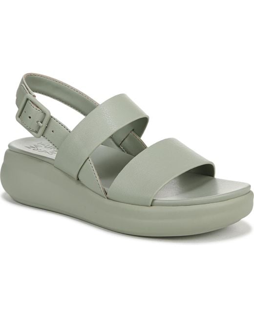 Naturalizer Women's Green Coast Slingback Wedge Sandals