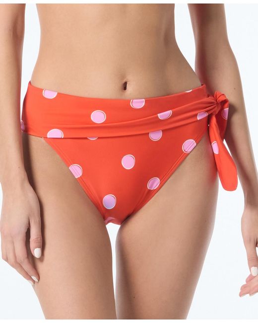 Kate Spade Red High Waist Swim Bottoms