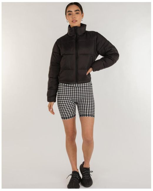 Rebody Active Black On The Go Puffer Convertible Jacket Vest