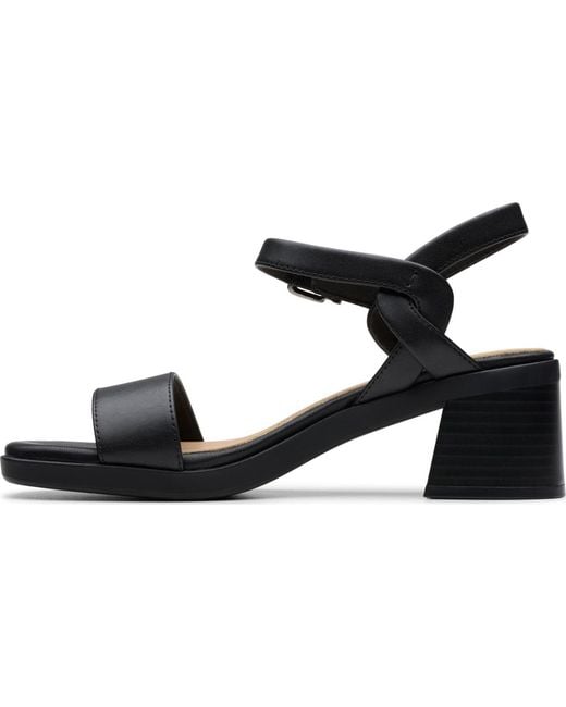 Clarks Black Collection Jaylan Ray Square Toe Sandals