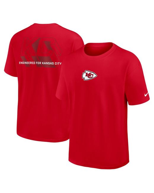 Nike Red Kansas City Chiefs Dominate The Game Essential Max90 T-shirt for men