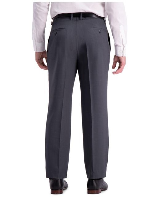 Haggar Blue Travel Performance Suit Separates Tailored Fit Pants for men