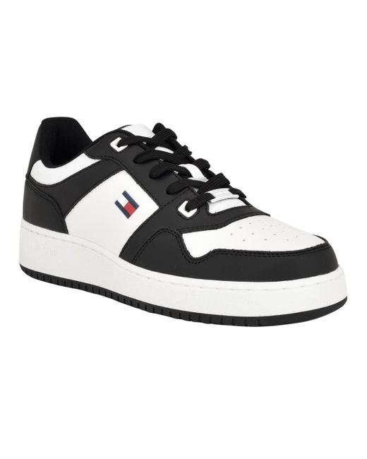 Tommy Hilfiger White Krane Lace Up Fashion Sneakers for men