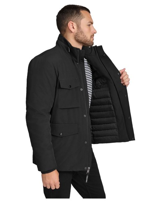 Calvin Klein Black Technical Field Jacket for men