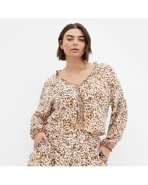 City Chic Natural Corina Top
