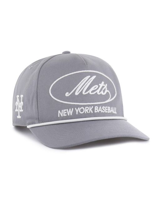 '47 Gray New York Mets Foundational Hitch Adjustable Hat for men