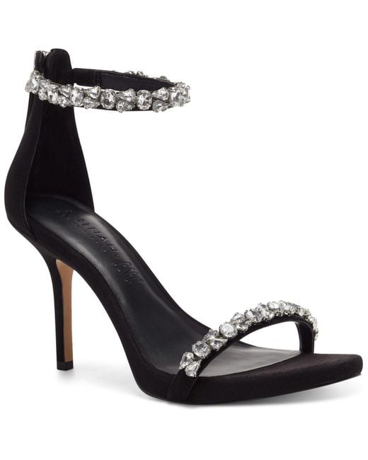INC International Concepts Black Aminah Abdul Jillil For Inc Nadyah Two-piece Sandals, Created For Macy's