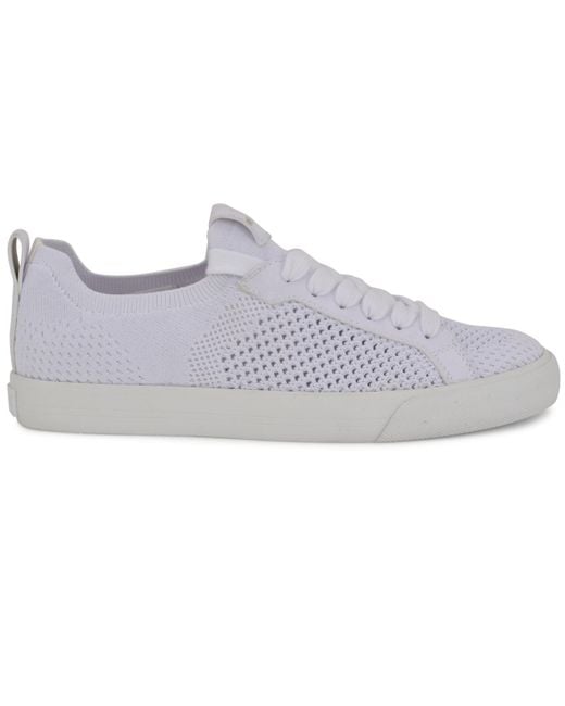 Nine West Gray Looki Mesh Lace-up Sneakers