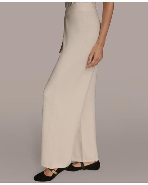 Donna Karan Natural Pull-on Sweater Pants