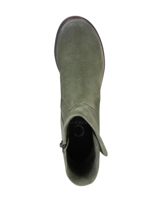 Celtic & Co. Green Essential Leather Ankle Boots