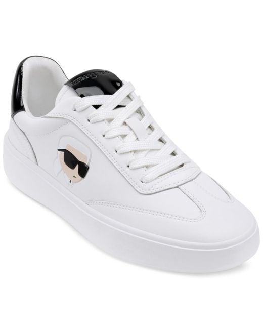 Karl Lagerfeld Black Sumava Lace-up Sneakers