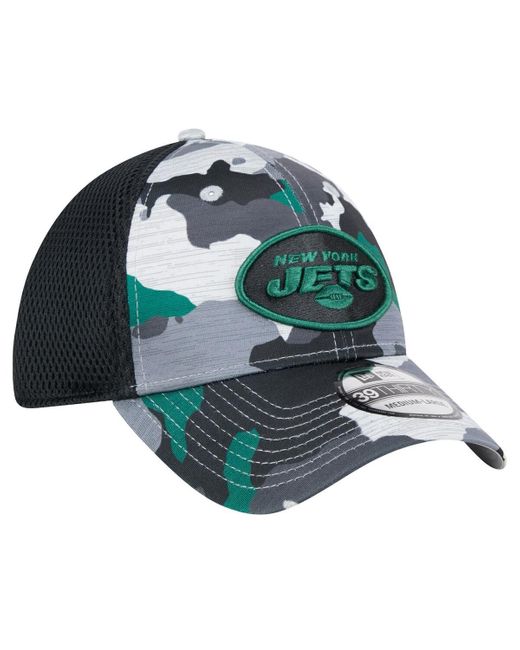 KTZ Green Camo/black New York Jets Active 39thirty Flex Hat for men