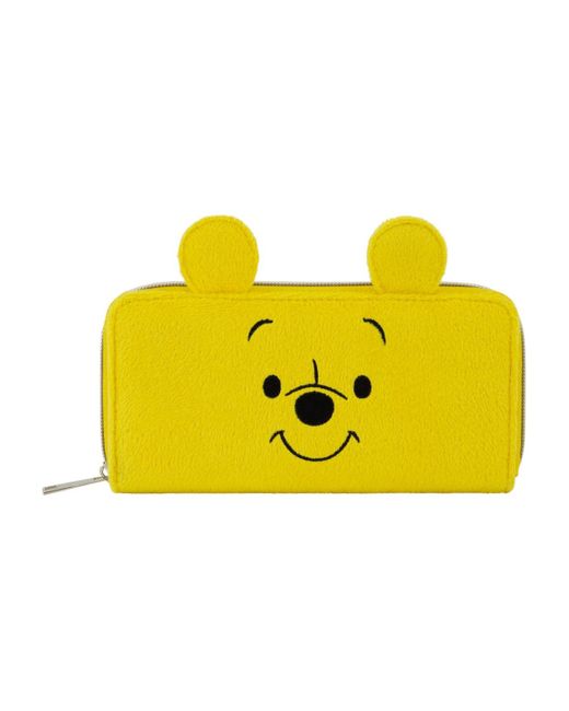 Disney Yellow Winnie The Pooh Zip Around Wallet