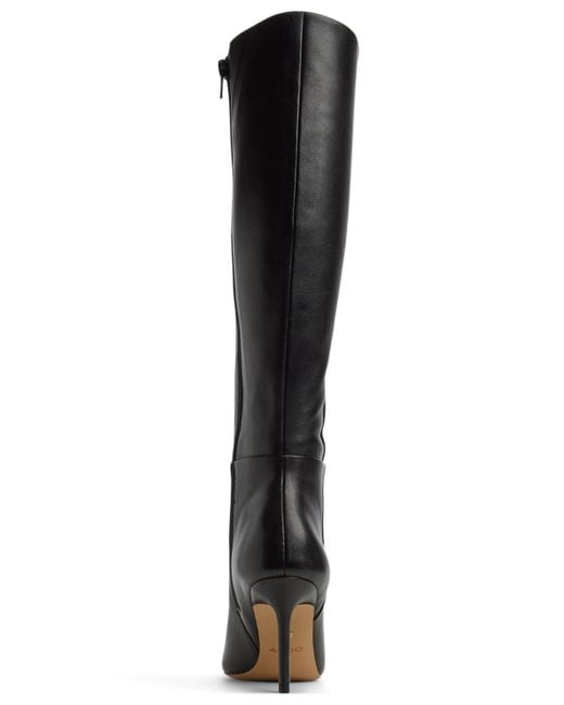 ALDO Black Saphiria Tall Knee-high Dress Boots