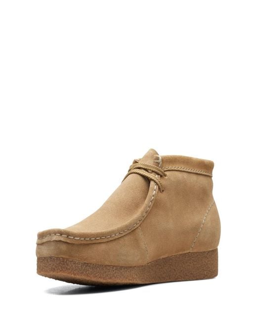 Clarks Brown Shacre Suede Boots for men