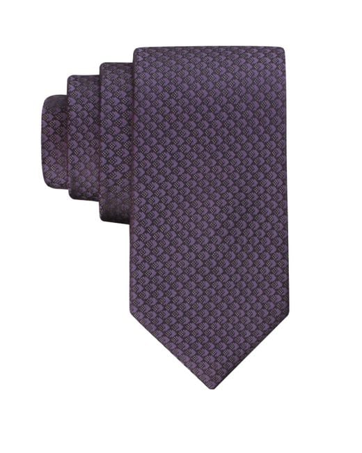 Calvin Klein Purple Logan Geometric Tie for men