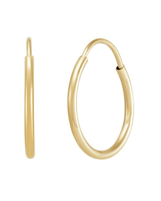 Macy's Metallic 2-piece Stud And Hoop Earrings Set